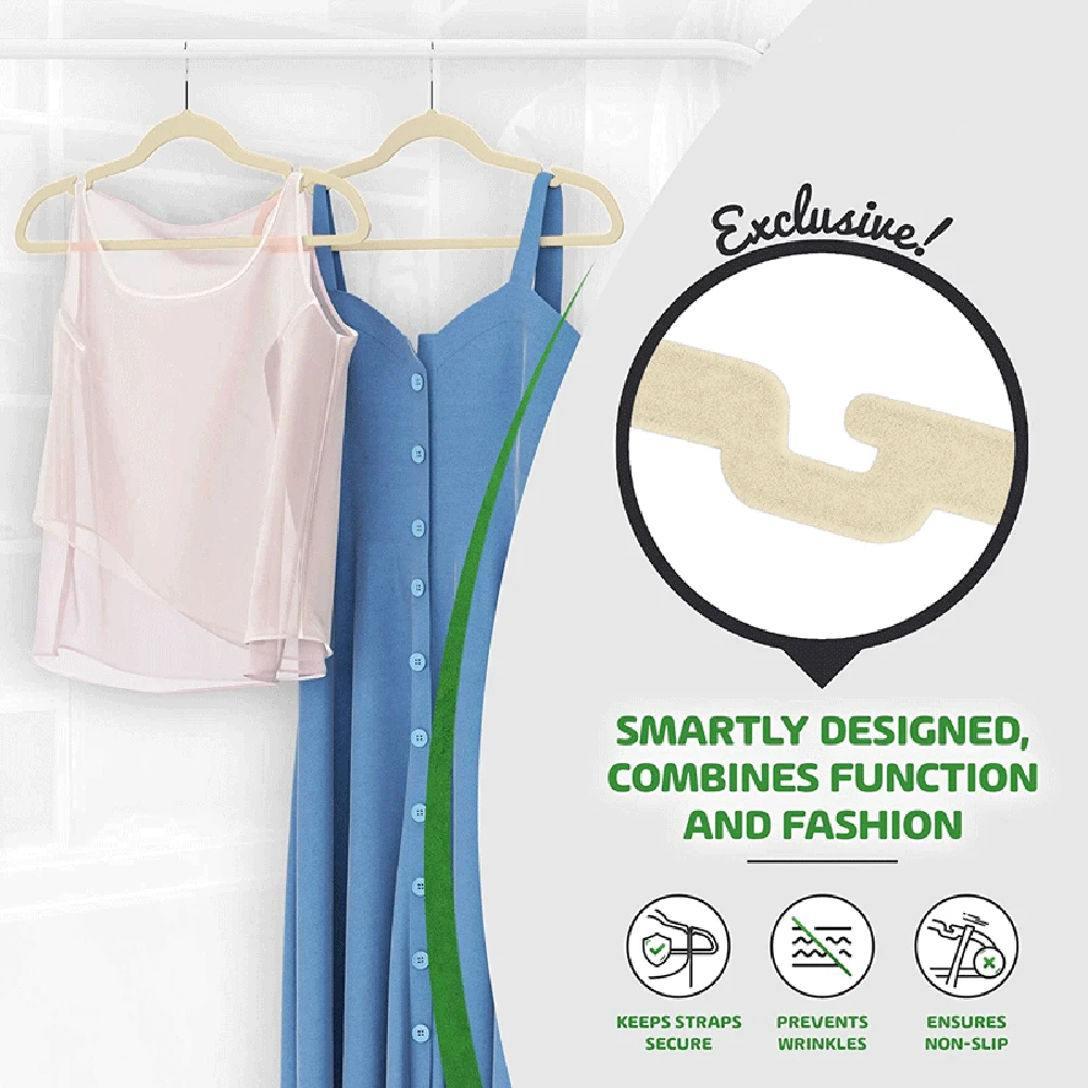 

Drying Hanging Rack 360 Degree Swivel Hook for Balcony Flocking Durable and Sturdy Multi Shirt Hangers Non-slip Closet Organizer