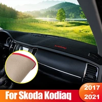 for skoda kodiaq 2017 2018 2019 2020 2021 car dashboard sun shade cover instrument desk non slip mat interior accessories