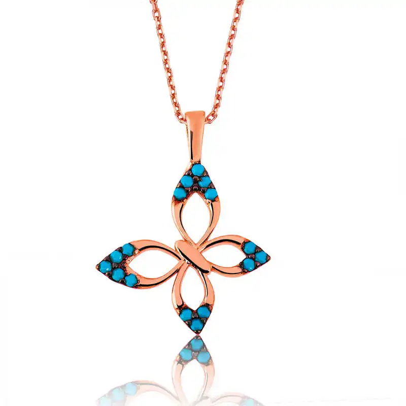 

Tevuli 925 Sterling Silver Blue Butterfly Lady Necklace