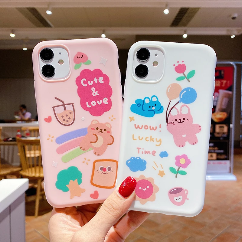 Милый чехол Gilr Boy для IPhone 12 Mini 11 Pro X XR XS Max 5 6 7 8 Plus SE милый мягкий телефона бамперы