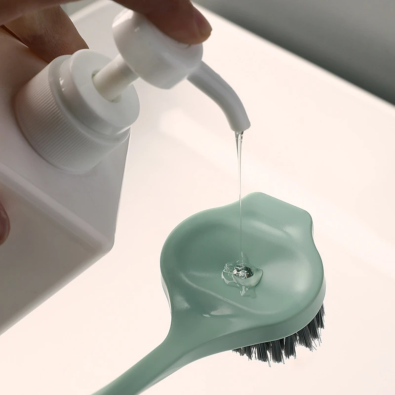 

Creative Long Handle Pan Pot Brush Dish Bowl Washing Cleaning Brush Household Kitchen Cleaning Tools