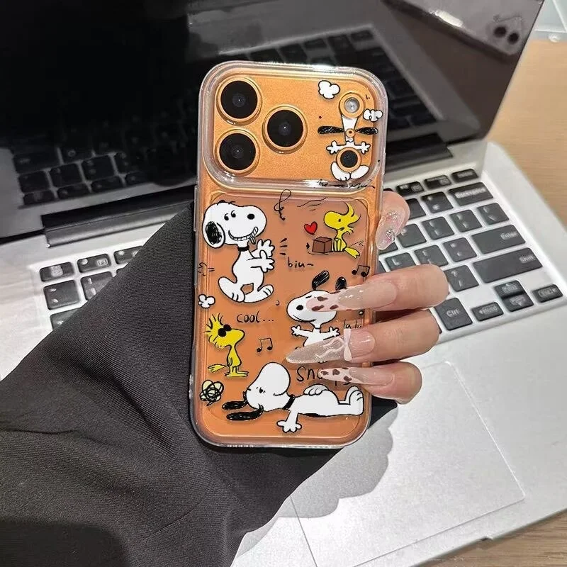 Фото Модный чехол для телефона Snoopy для Vivo Y31 V60 V30 V27 V40 V50 Lite V25 V23 V21E V20 V21 V23E V27E V29E Y200 V30E Мягкий прозрачный чехол №1