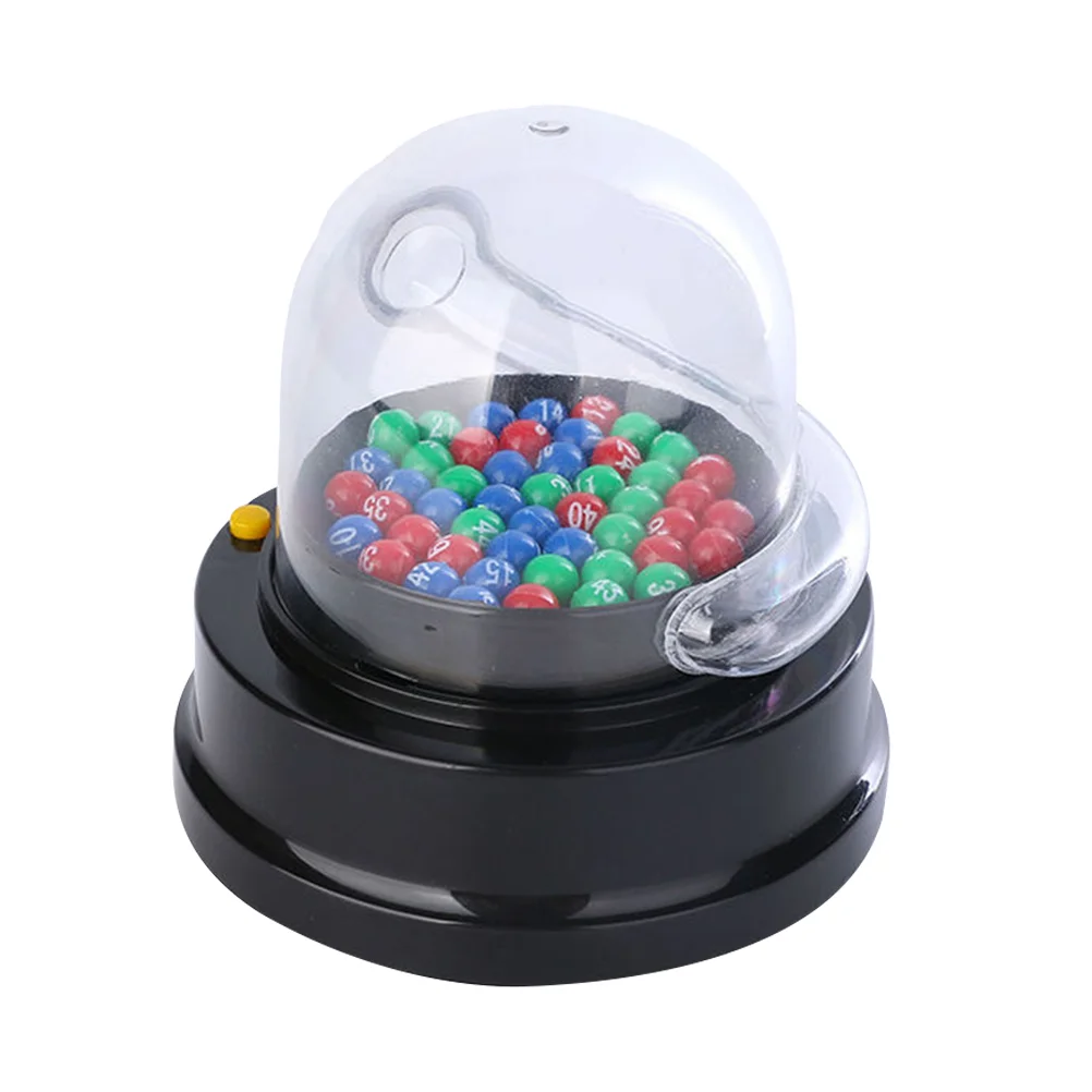 

1 Set of Fortunate Picking Machine Lotto Machine Number Picking Machine Lottery Game Machine for Game Fun Party