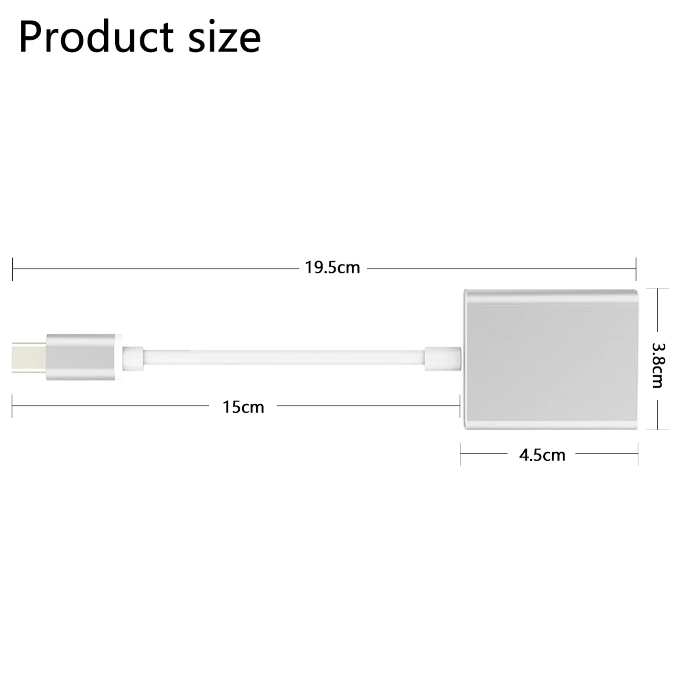 Адаптер-разветвитель с USB Type-C на HDMI для MacBook Pro Air iPad Samsung HUAWEI XIAOMI Lenovo PC Phone |