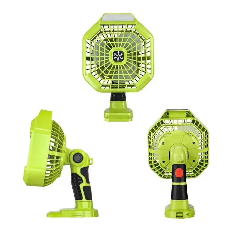 

Portable Handheld Fan for RYOBI 14.4-18V Lithium Battery Cordless Fan with LED Light Multifunctional Lighting Third Gear Wind