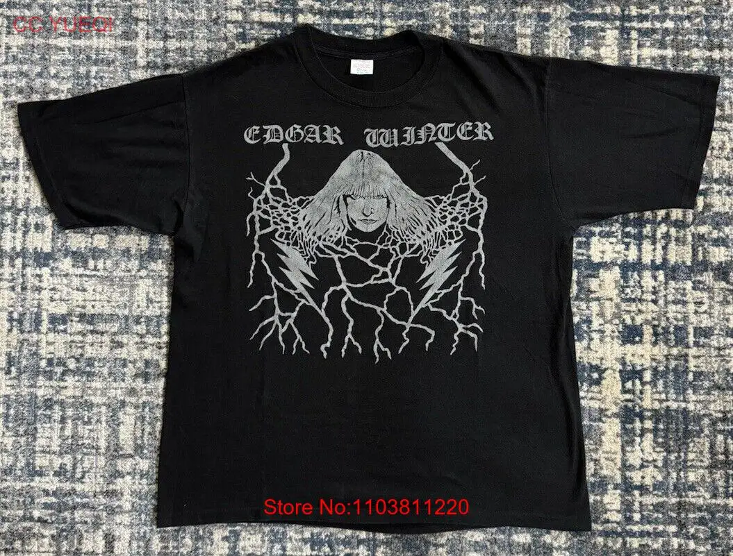 Винтажная футболка с концертом Edgar Winter Tour 1991 XL шляпа Франкенштейна J Geils Foghat