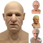 Силиконовая страшная маска для пожилых людей, маска для Хэллоуина, маскарада вечерние НКИ, косплея, дедушки, настоящая маска для пожилых людей, реквизит, маски