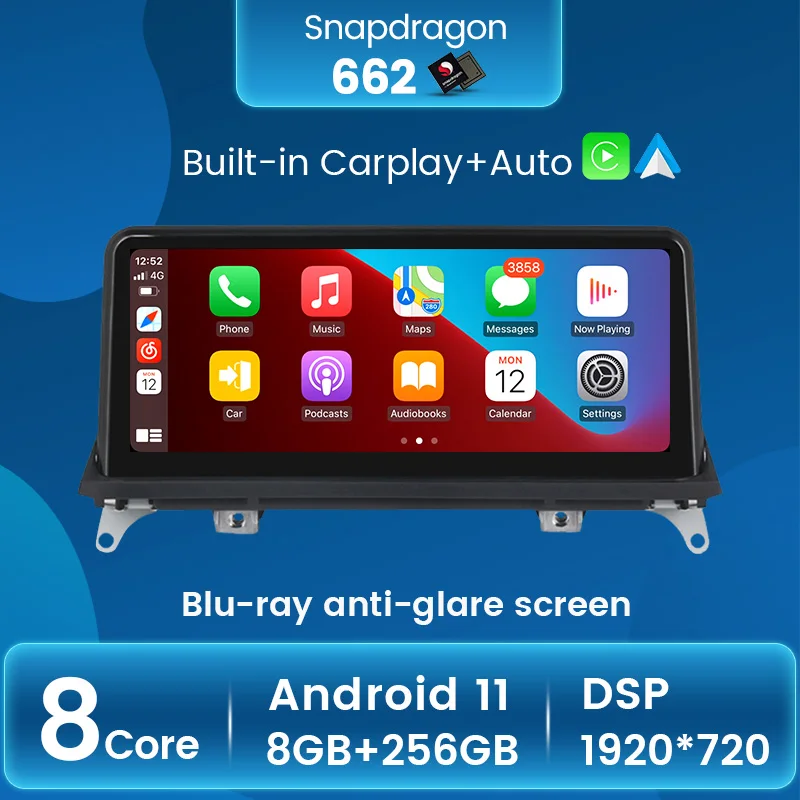 

Автомобильный радиоприемник 10,25 дюйма для BMW X5 E70 X6 E71 CCC CIC Система Android 11 большой экран мультимедийный плеер аудио стерео Carplay + Авто WIFI