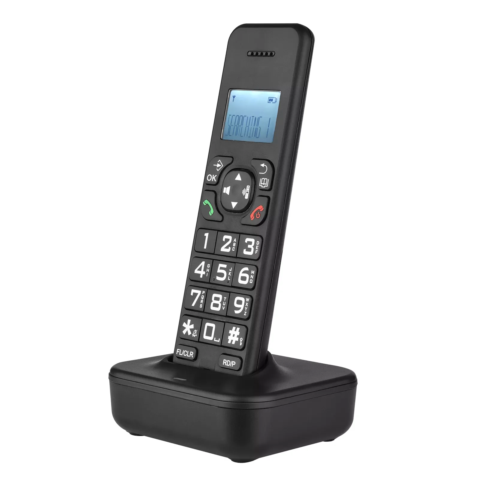 

Cordless Phone Answering Machine Caller ID/Call Waiting Rechargeable Batteries Support 16 Languages for Office Home Conference