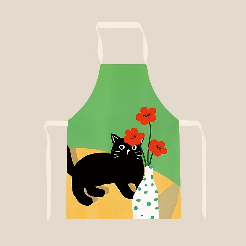 

Nordic Dopamine Ins Series Тканевый фартук без рукавов на талии Кухня для приготовления пищи Домашний комбинезон для взрослых