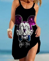 disney womens new pine needle vintage strap ruffled mickey minnie dress large summer camis party beach dress plus size