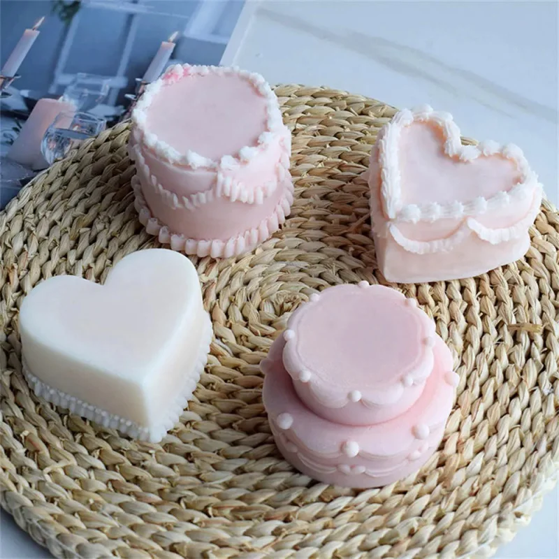 

Soaphandmade Soap Making Supplies: Silicone Molds, Cake Plaster, Grinder, Candle, Mousse Pastry, And Cream Cake Embryo For Home