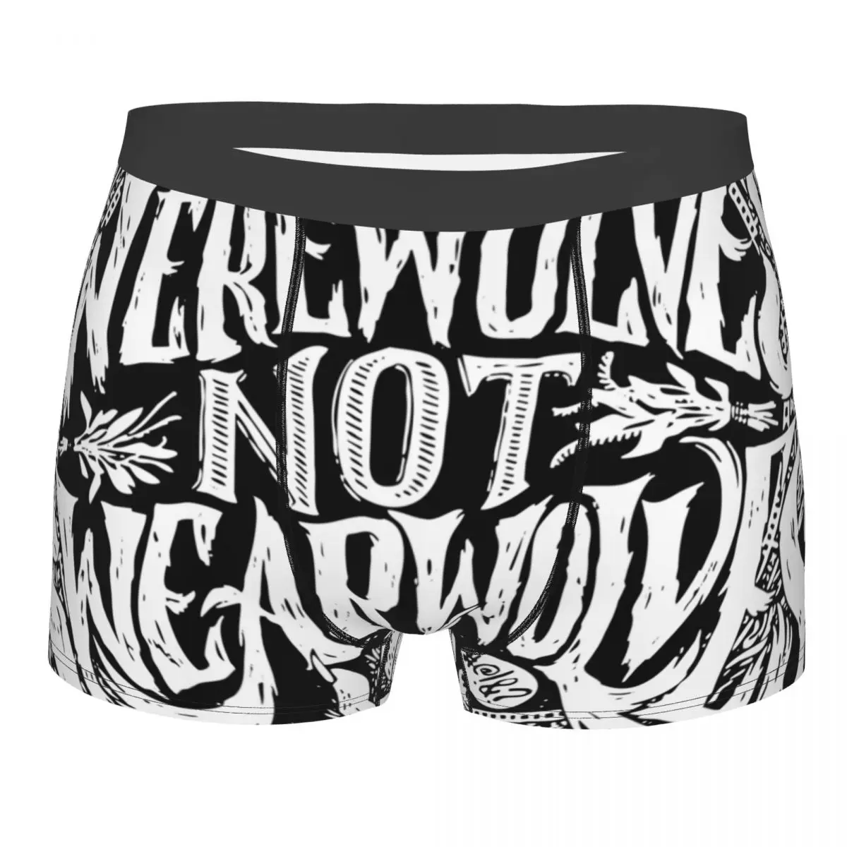 

Werewolves Not Swearwolves What We Do in the Shadows Underpants Homme Panties Men's Underwear Sexy Shorts Boxer Briefs