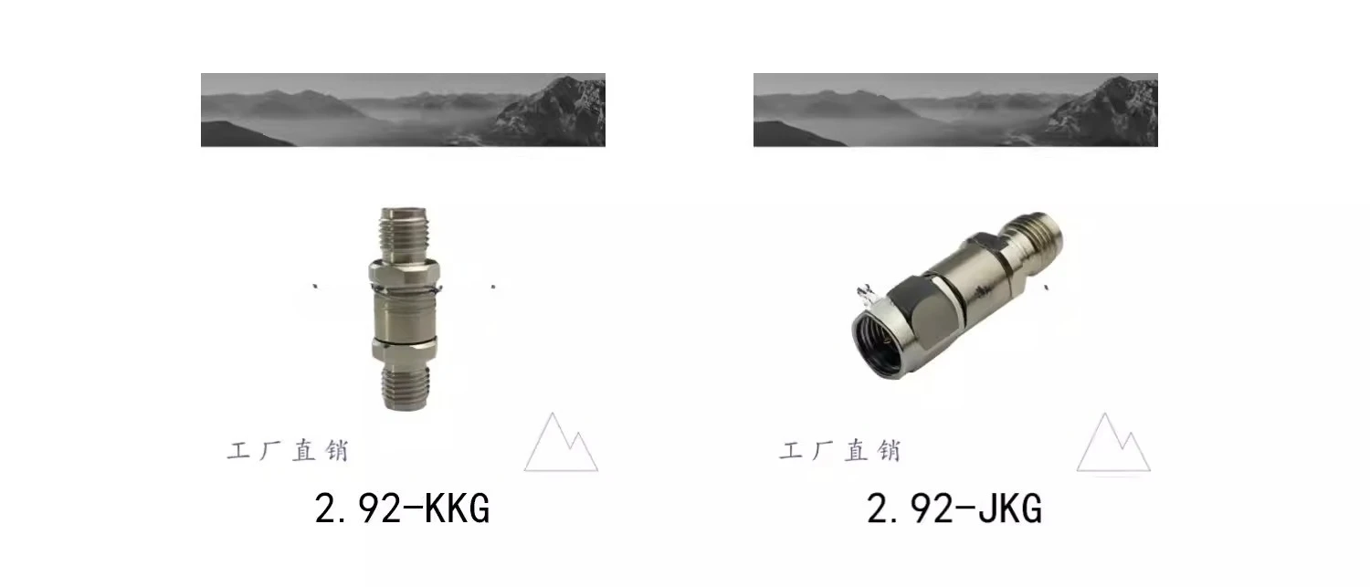 Фото Адаптер миллиметрового диапазона K2.92-JJG, двойной штекер, нержавеющая сталь, высокочастотный, DC-40G №3