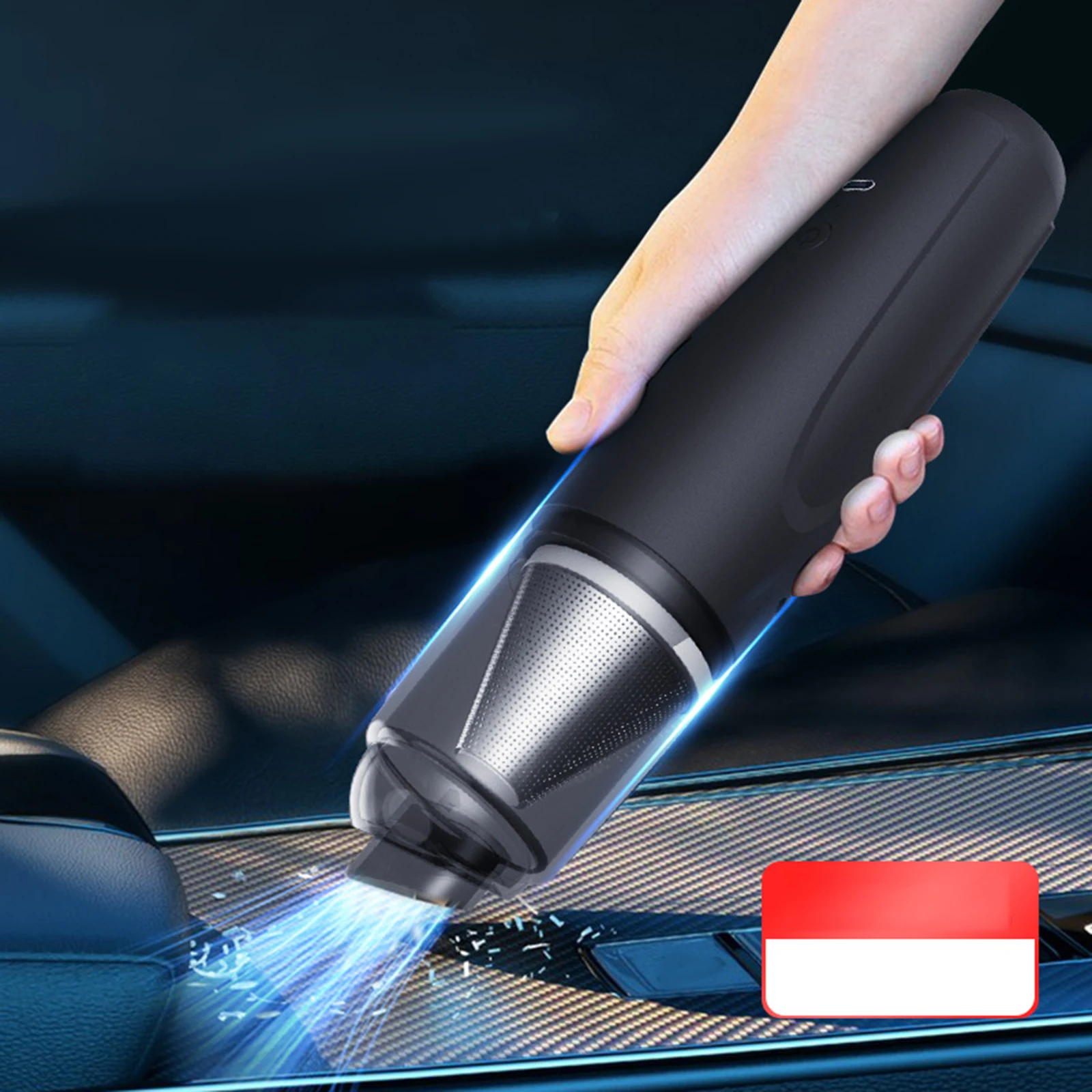 Портативный беспроводной автомобильный пылесос мини-ручной пылесборник с