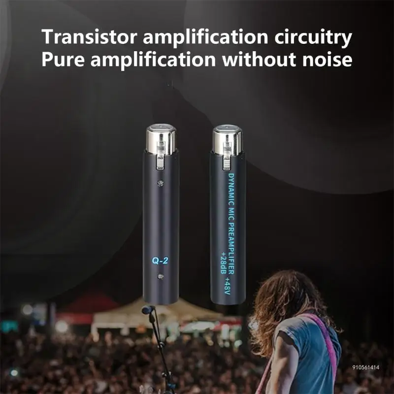 Профессиональный предусилитель для микрофонов активное линейное усиление 28 дБ