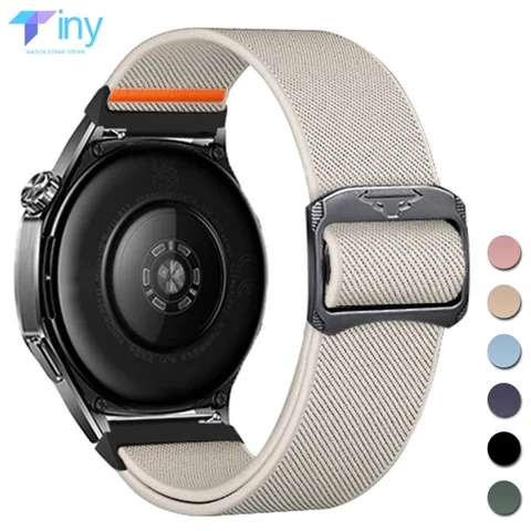 Нейлоновый ремешок для Samsung Galaxy Watch 7 6 5 4  Huawei Watch GT5 3 4 Pro