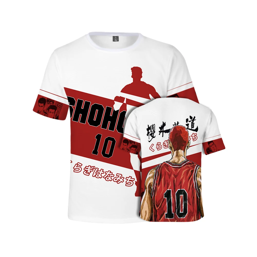 

Summer Short-sleeved T-shirt Animation 3D Trend Print Pullover Men's and Women's Fashion Sports Quick-drying Training Clothes