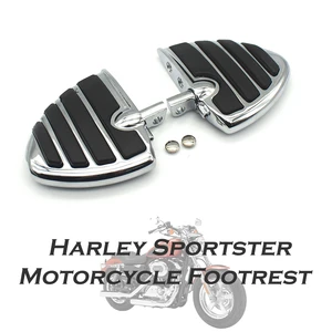 Pokhaomin Motorcycle 1 Pair Highway Wing Style Footrest Rests for Harley Sportster Dyna Softail Touring Street Glide 1984-2019