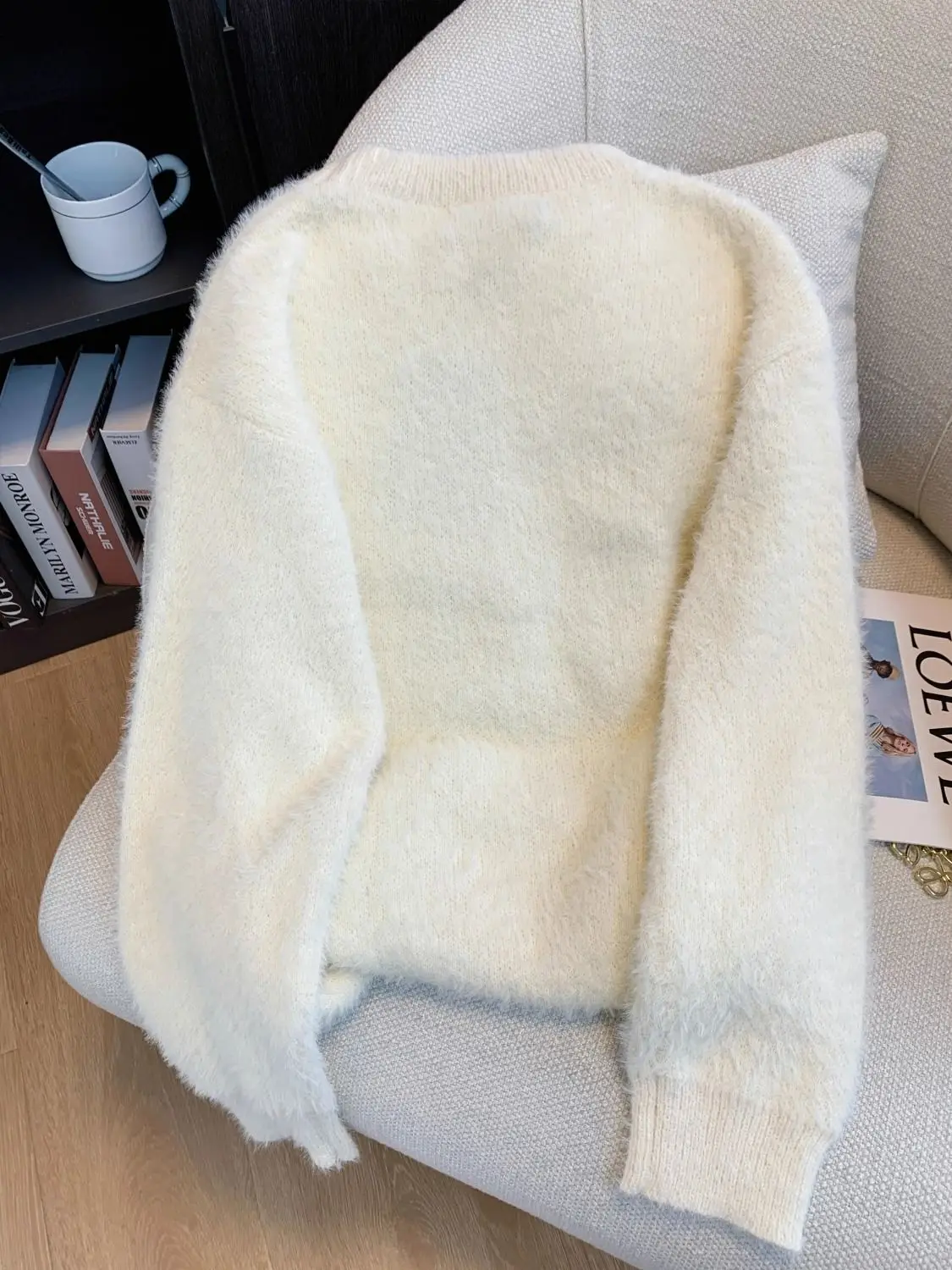 Korejpaa японский стиль мультфильм жаккардовые вязаные свитера женские осень зима