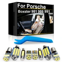 for porsche boxster 981 986 991 accessories 1996 2016 car interior led light canbus indoor dome trunk license plate lamp kit