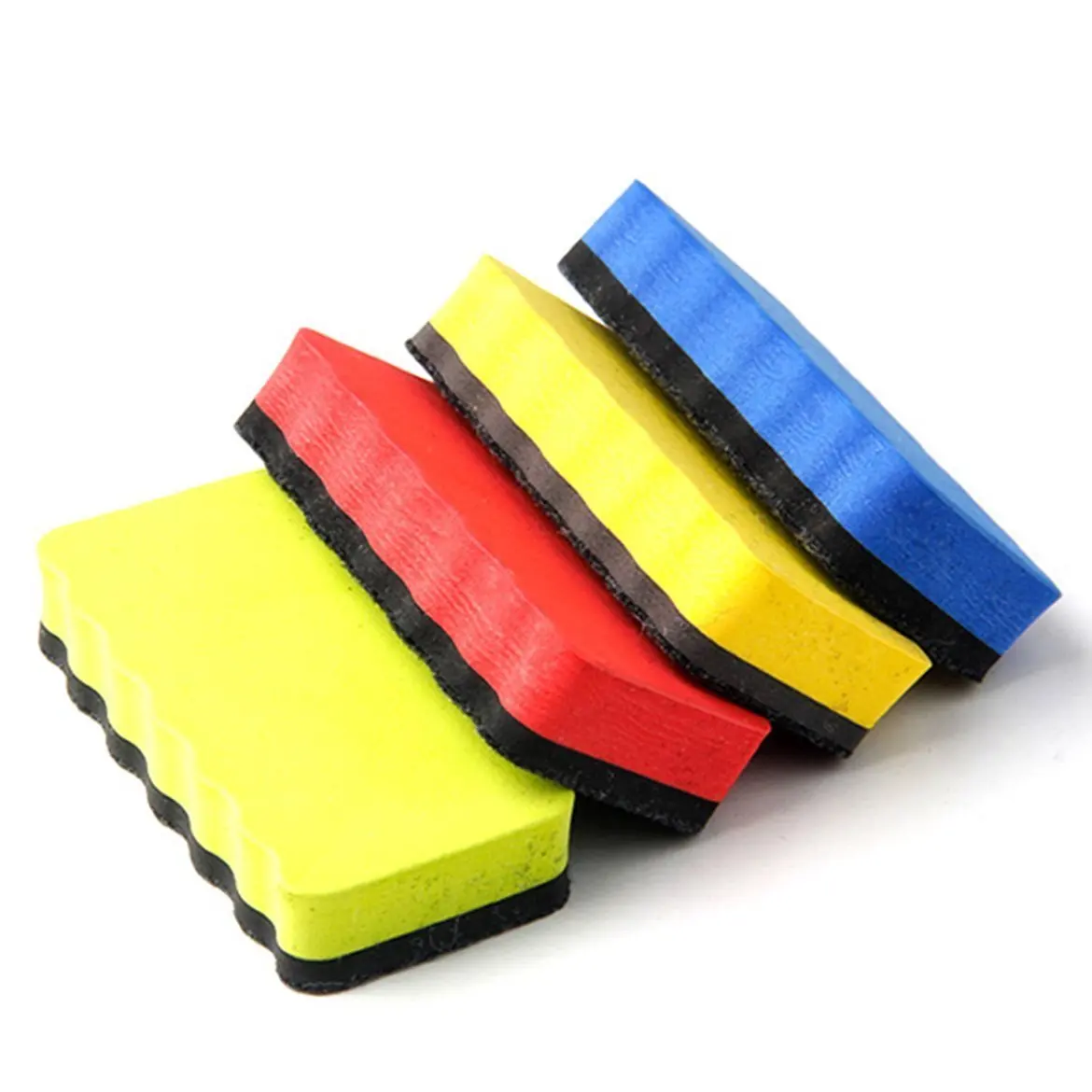 

Whiteboard Erasers Space Saving Compact Size Multicolored Design Chalk Brush Office Accessories Practical School Supplies Type 1
