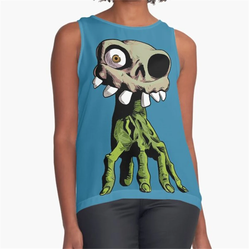 Майка унисекс без рукавов с 3D эффектом для фитнеса