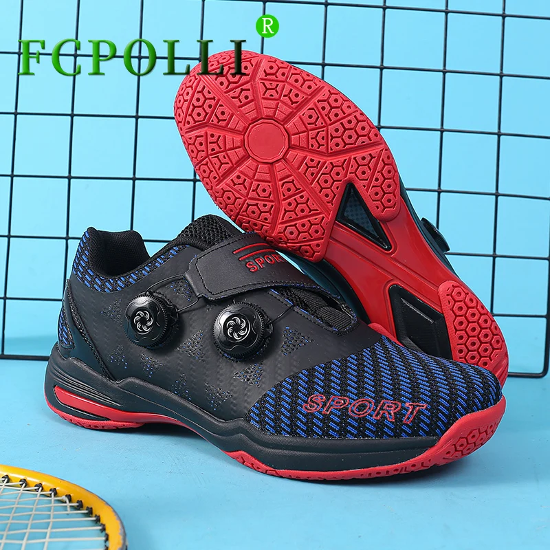 

Professional Badminton Shoes For Couples Quick Lacing Big boy Indoor Sports Shoe Wearable Mens Womens Table Tennis Shoe