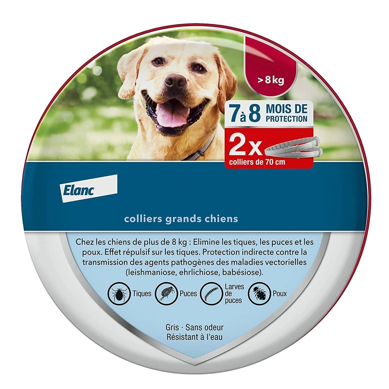 Ошейник от блох и клещей для домашних животных ошейник больших собак |