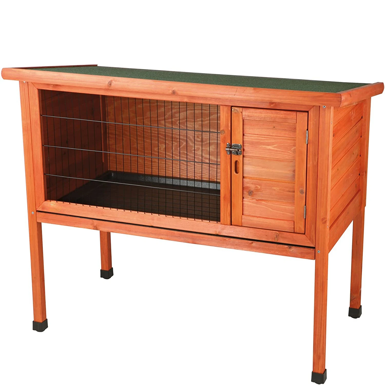 

1 story rabbit house wooden rabbit cage chicken coop house rabbit hen pet animal backyard (US spot)