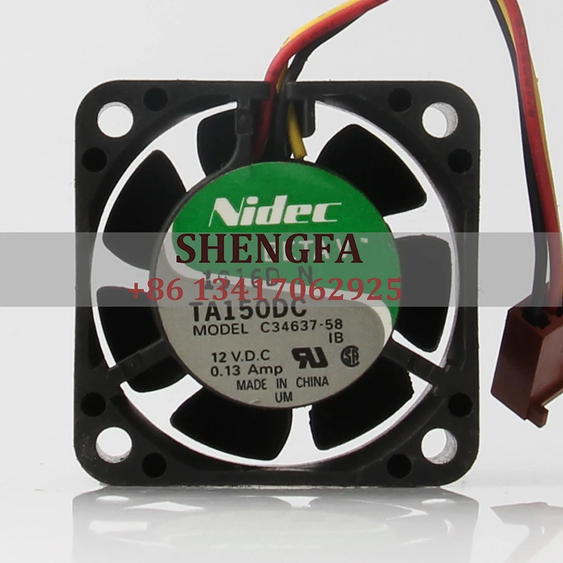 Вентилятор охлаждения C34637-58 чехол, постоянный ток 12 В, 0,13a, EC, переменный ток 40x40x20 мм, 4020 дюйма, 4 см, центробежная Вентиляция с двойным шариковым процессором, серверным осевым потоком