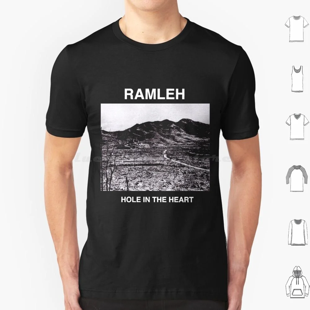 Ramleh-отверстие в сердцах-винтажная шумовая музыкальная футболка 6xl хлопковая