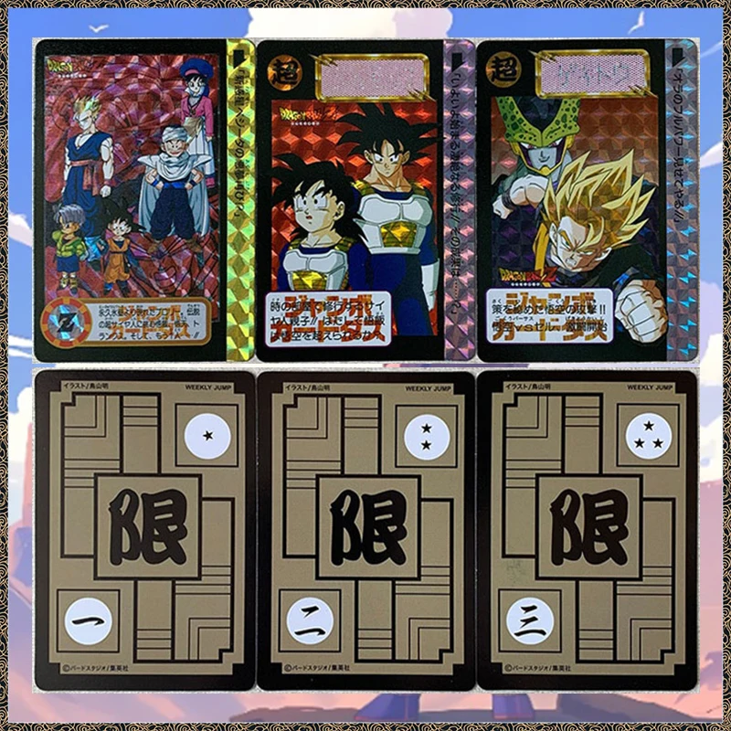 Фото Аниме-карточки Dragon Ball DIY ACG: Транк, Чи-Чи, Пикколо, Вегета, Йонсей, Селл – Коллекционные карточки для настольной битвы, подарок на день рождения №1