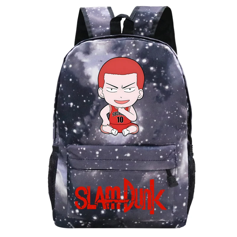 

Anime SLAM DUNK Backpacks for Boys Harajuku Basketball School Bags for Girls Comic Sakuragi Hanamichi Mochilas Fashion Kids Bags