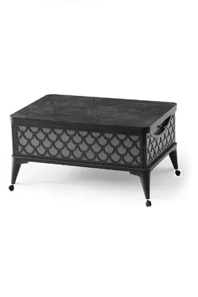 

Modern lux LAND_17 Double Drawers Wheel Smart Coffee table coffe table