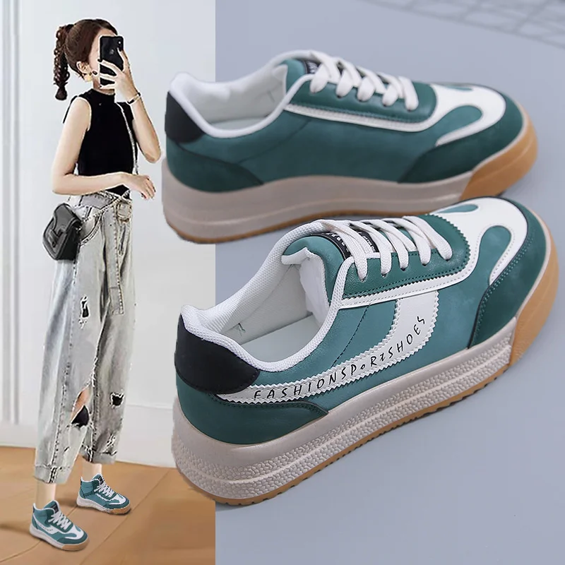 

Board shoes women's new casual sports shoes in autumn and winter women's shoes are breathable in summer and women's thick soles