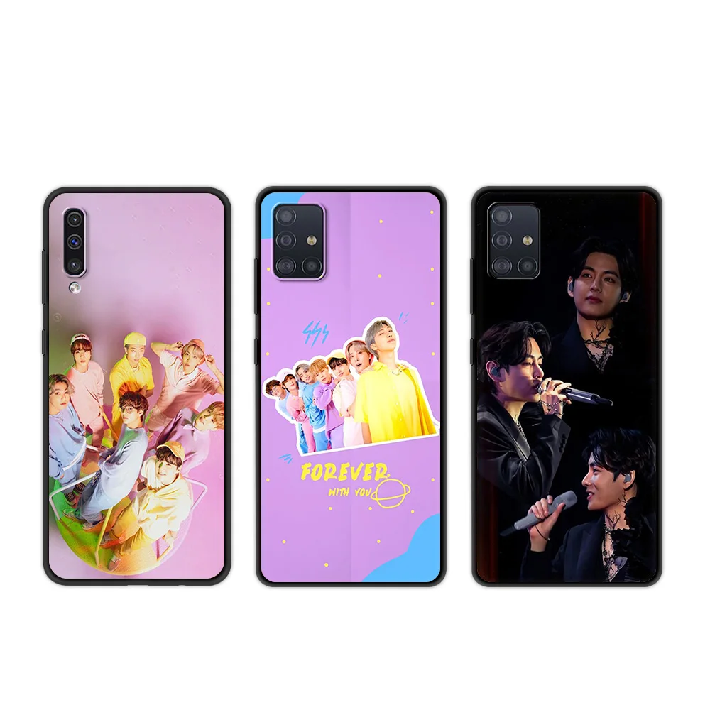 hot kpop bts boys phone case for samsung galaxy a51 a71 a32 a52 a13 a22 m31 m21 m22 5g 2021 a01 a11 a21s a31 a41 soft shell tpu free global shipping