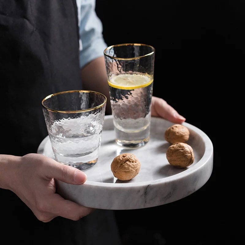 

25 см мраморный поднос сковорода торт десерт тарелка для хлеба украшение стола художественные ювелирные изделия поднос посуда круглая Фото...