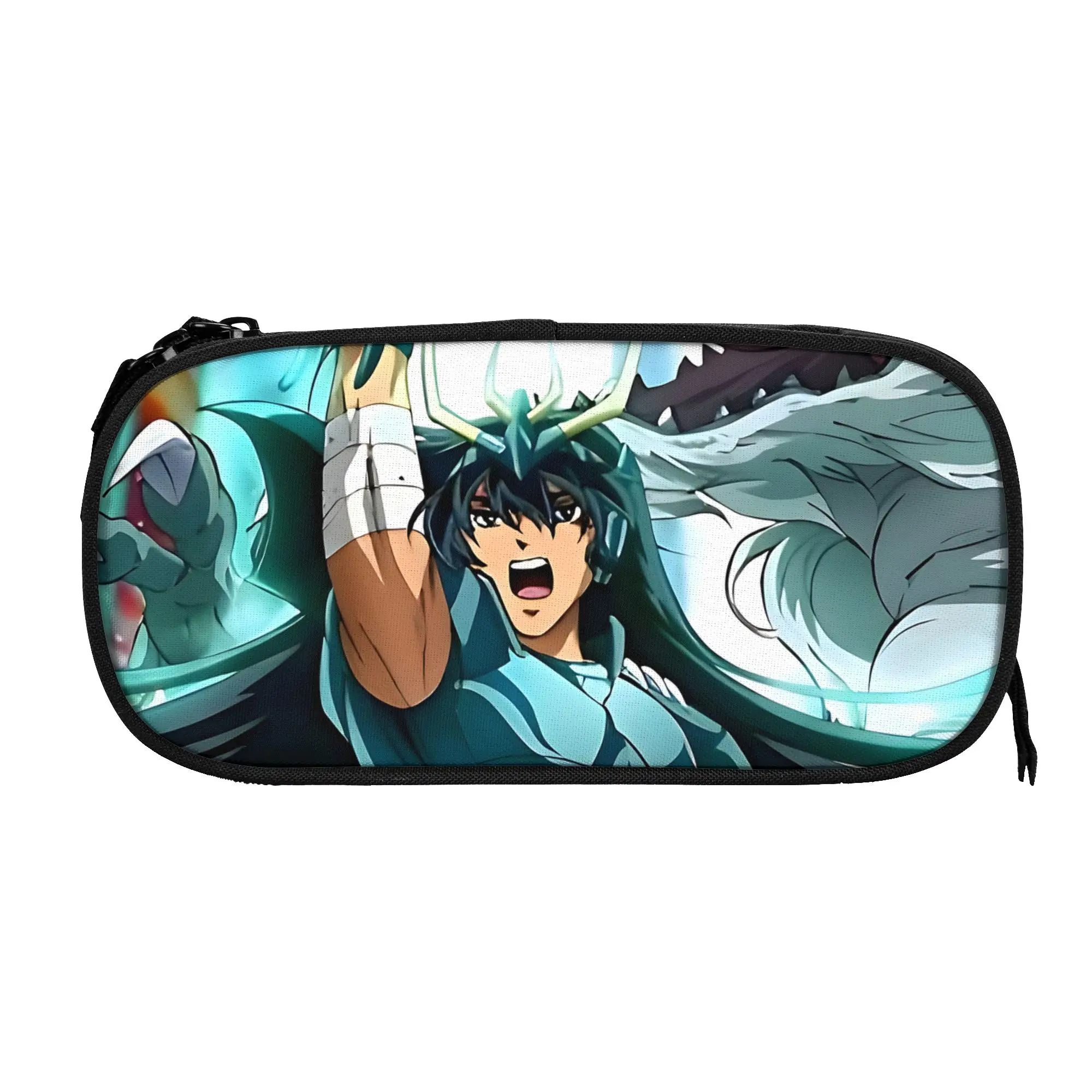 Фото Пенал-блок для карандашей и ручек Saint Seiya, большой органайзер для канцелярских принадлежностей, сумка для хранения для студентов, 1 шт. №3
