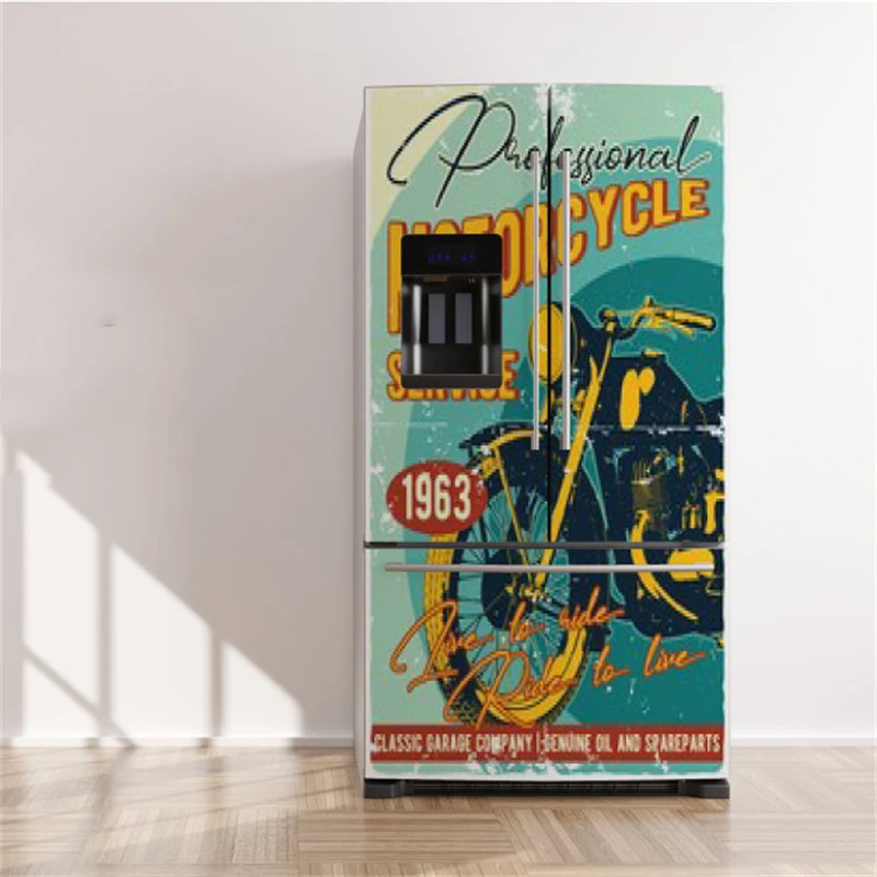 Ретро-постер для мотоцикла магнитные обои современная картина художественные