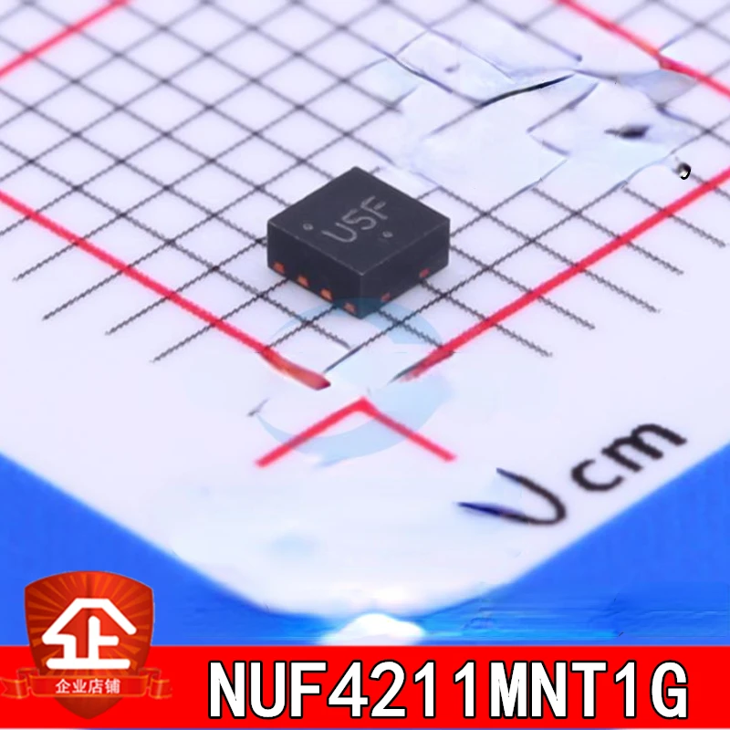 10pcs New and original NUF4211MNT1G DFN8 Screen printing:USF Filter chip NUF4211MNT1G DFN8