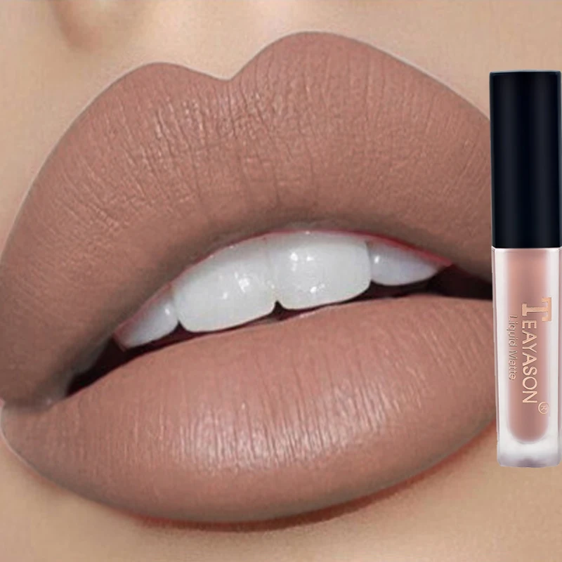 

12 Colors Velvet Matte Lip Gloss Moisturizing Nude Waterproof Liquid Lipsticks Long Lasting Sexy Red Lip Tint Makeup Cosmetic