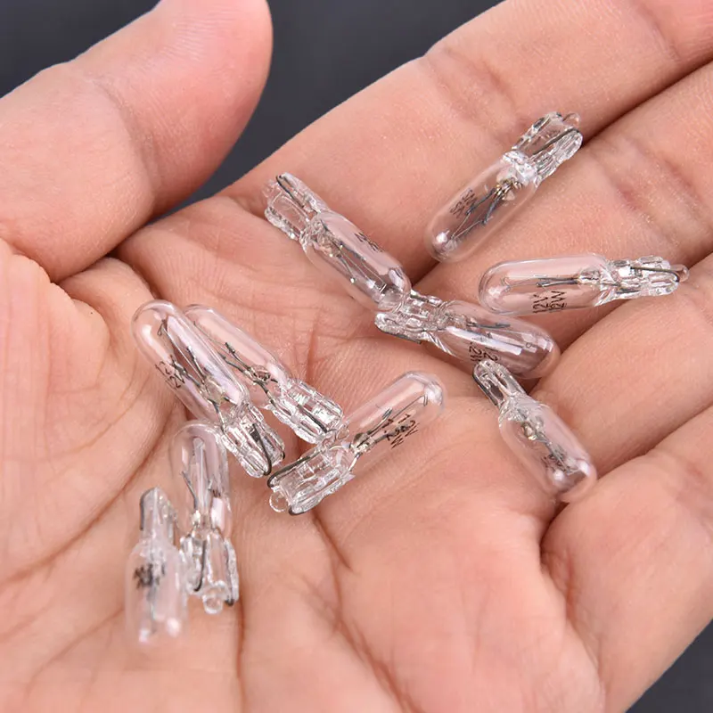 

Набор Из 10 Автомобильных Ламп T5 12В 1.2Вт Для Приборной Панели, Стоп-сигналов И Фар, Автомобильное Освещение