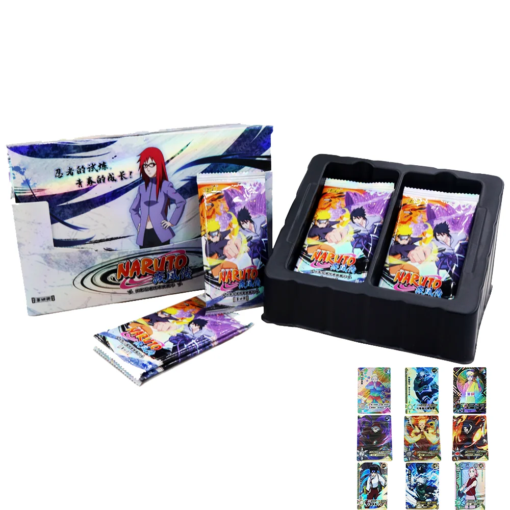 

KAYOU Animation Naruto Card Game Collection Box Chapter of Array The Fourth Bullet Ninja Hobby Collection Rare Cards Gift Toys