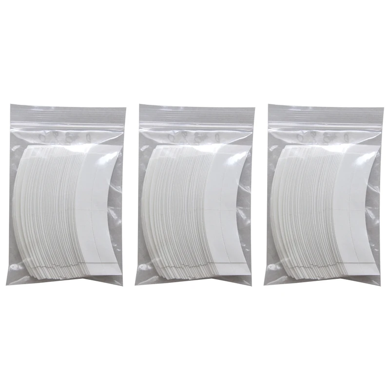 

3Pack Fixed Hair Double Sided Tape Strong Sticker Strip Adhesive Extended Lace Wig Waterproof Toupee Hair Tape(36/Pack)