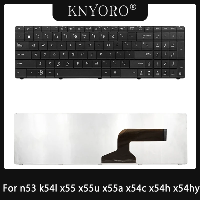 Сменная Клавиатура для ноутбука ASUS n53 k54l x55 x55u x55a x54c x54h x54hy x54xb x55vd x55c r500 f55 f75 черная