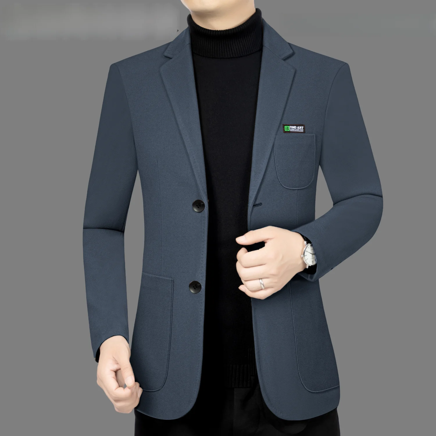 Мужской костюм Peimeng весенне-осенний новый повседневный корейский плотная