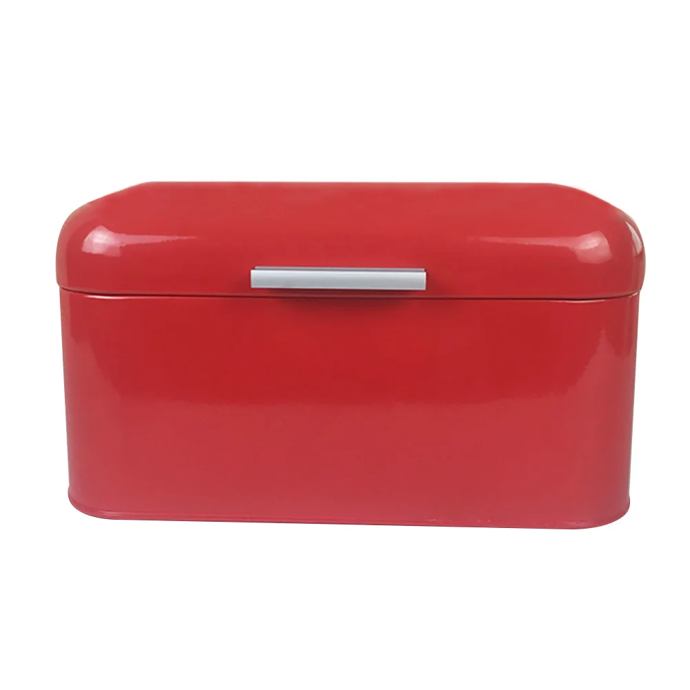 

Large Capacity Saves Space Kitchen Metal Storage Box Bread Shape Decorations Easy Clean Home Sundries Organizer Multifunctional