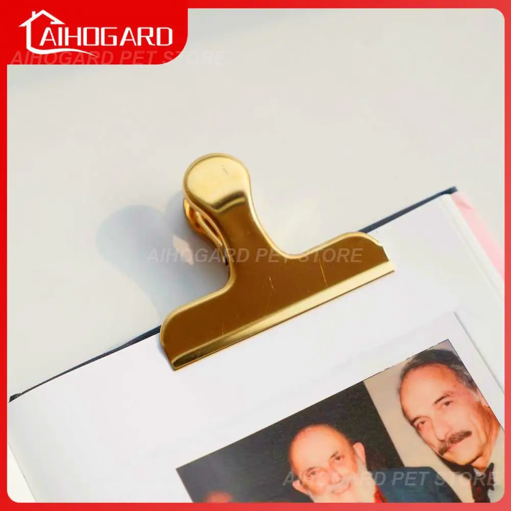 

Золотая прочная и долговечная папка для купюр из нержавеющей стали, бумажная папка без выцветания, домашняя папка для хранения, папка для хр...