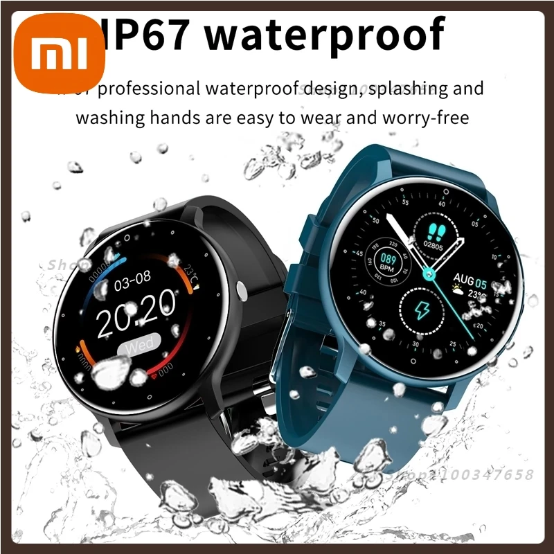 

Xiaomi New Black Sports Smart Watch Women Men Heart Rate Blood Pressure Fitness Tracker IP67 Waterproof Smartwatch IOS Android